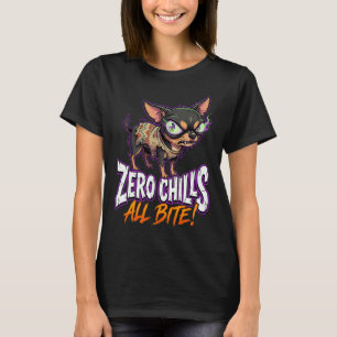 Camiseta Cachorro Sarcástico Sem Frios Tudo Mordida Meme