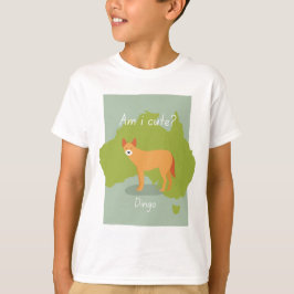 Camiseta Cachorro selvagem Dingo da Austrália Sou Bonito