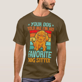 Camiseta Cachorro Sentado Caminhante Sitter Pet Sitters 4