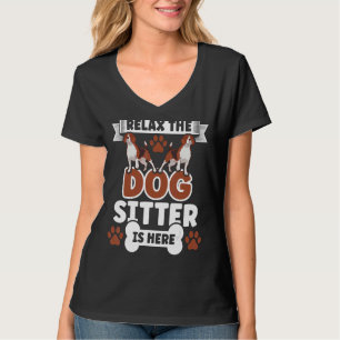 Camiseta Cachorro Sentado Caminhante Sitter Pet Sitters 9