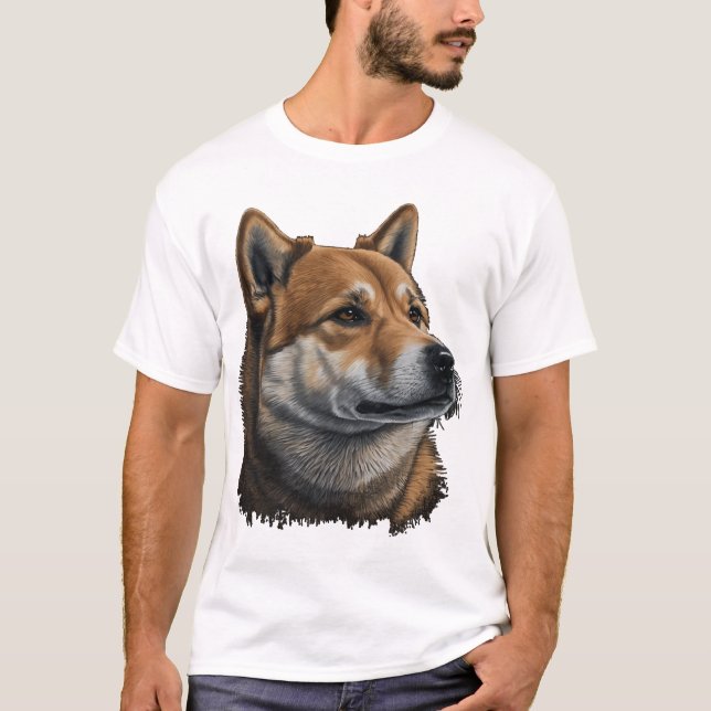 Camiseta Cachorro Shiba Inu (Frente)