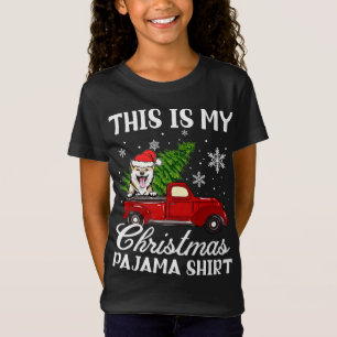 Camiseta Cachorro Shiba Inu Andando Caminhão Vermelho Com Á
