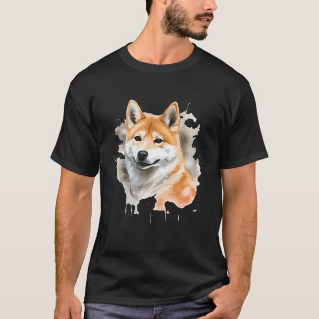 Camiseta Cachorro Shiba Inu Cachorro Cachorro Shiba Inu Lov (Frente)