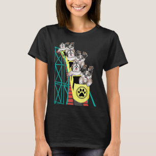 Camiseta Cachorro Shih Tzu Dirigindo Uma Porta copos Rolant