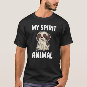 Camiseta Cachorro Shih Tzu Meu Animal Espiritual Cachorro