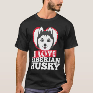 Camiseta Cachorro Siberian Husky       