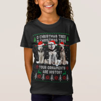 Cachorro Siberiano Bonito - Árvore De Natal Ugly X