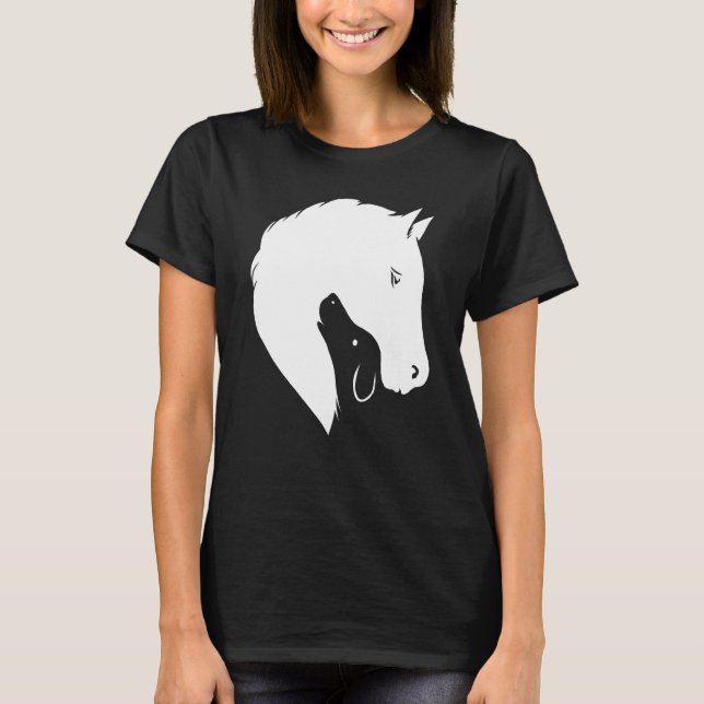 Camiseta Cachorro Silhuette Equine Canine Outfit (Frente)