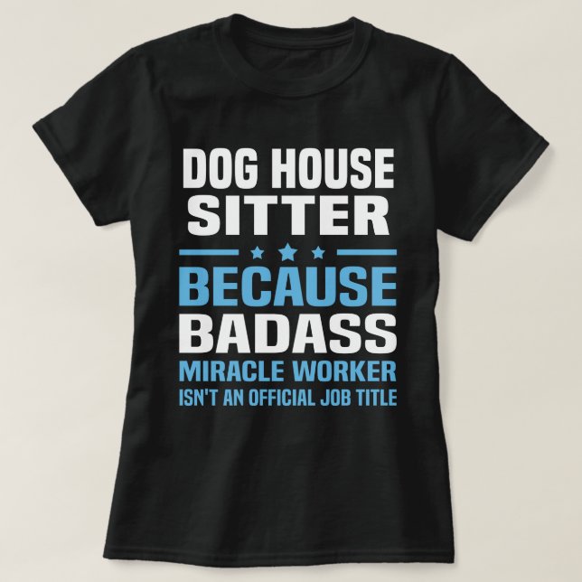 Camiseta Cachorro Sitter (Frente do Design)