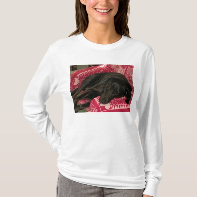 Camiseta Cachorro Sonolento Mães Encapuzadas (Frente)