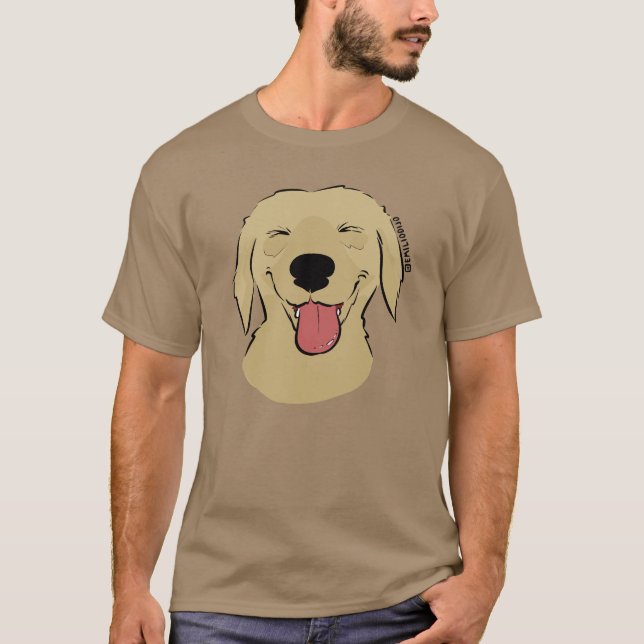 Camiseta Cachorro sorridente (Frente)