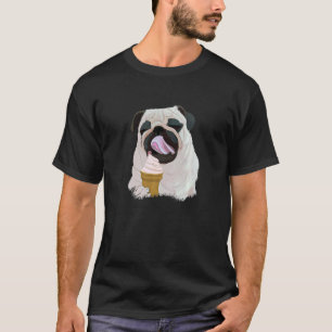 Camiseta Cachorro Sorvete Comendo Cubo 1