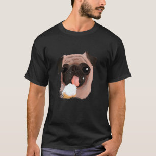 Camiseta Cachorro Sorvete Comendo Cubo 1