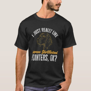 Camiseta Cachorro SPG Eu Realmente Gosto De Poin Alemão Cur