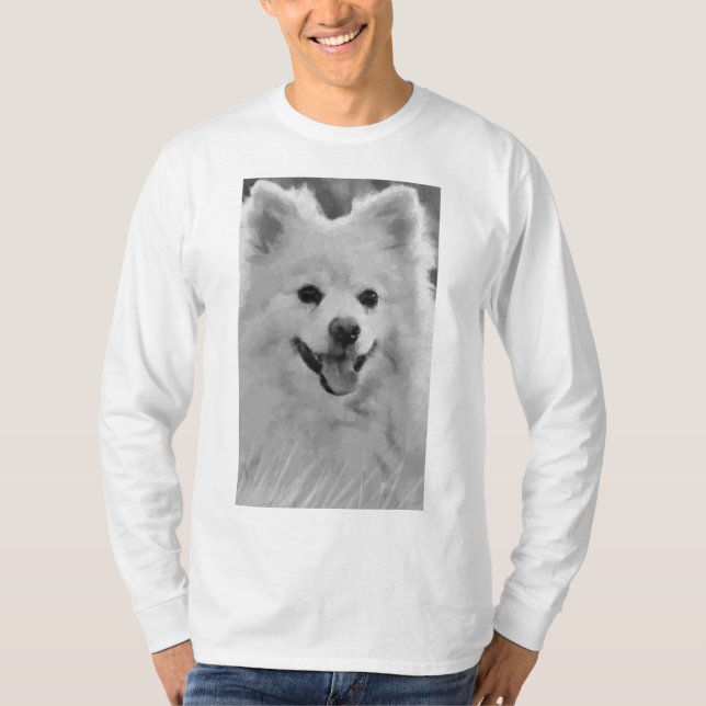 Camiseta Cachorro Spitz Japonês (Frente)