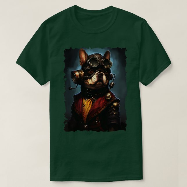 Camiseta Cachorro Steampunk 6 (Frente do Design)