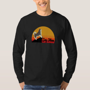 Camiseta Cachorro Sunset American Eskimo Mãe Pet Mountain L