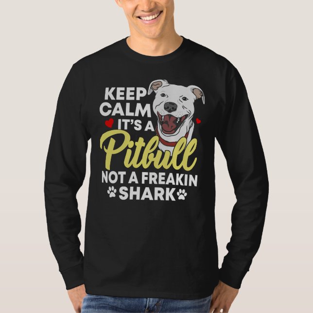 Camiseta Cachorro "Super Cozy Pitbull" Com Cachorro Bonito (Frente)