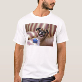 Camiseta Cachorro Super Fofo com sua bola favorita
