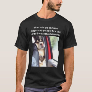 Camiseta Cachorro Tentando Fazer Parte Da Conversi Do Banco