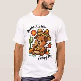 Camiseta Cachorro Terapeuta Nada Mediano