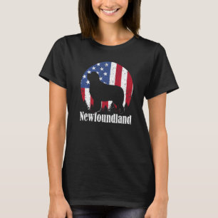 Camiseta Cachorro Terra Nova Bandeira Americana Orgulho 4 D