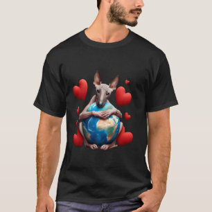 Camiseta Cachorro Terrier Americano Sem Pelo Dia da Terra A