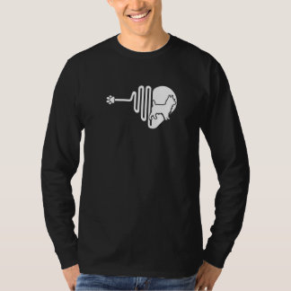 Camiseta Cachorro Terrier Australiano Pata Batimento Cardía