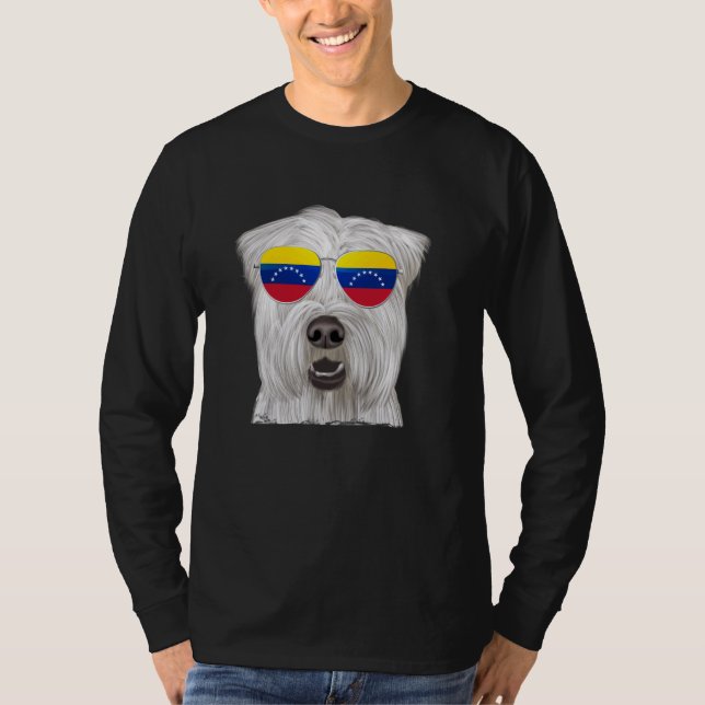 Camiseta Cachorro Terrier Molhado Rodado Vencedor (Frente)