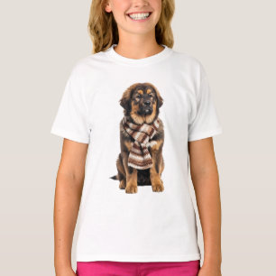 Camiseta Cachorro Tibetano Aconchegante para Crianças