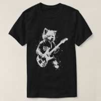 Cachorro Tocando Violão 90 Grunge Punk Rock & Roll