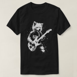 Camiseta Cachorro Tocando Violão 90 Grunge Punk Rock & Roll