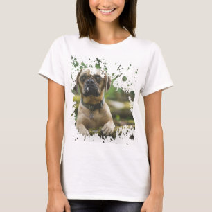 Camiseta Cachorro Trabalho de arte