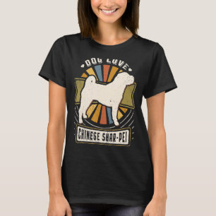 Camiseta Cachorro Trílogo Clássico do Shar Pei Chinês