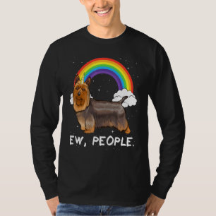 Camiseta Cachorro Unicórnio Pessoas Ew Silky Terrier Arco-í