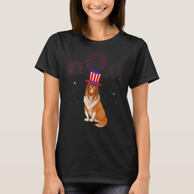 Camiseta Cachorro Vermelho Branco Branco Bruto Decinto Fogo (Frente)