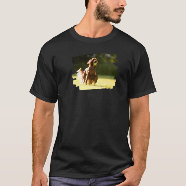 Camiseta Cachorro Vermelho Irlandês (Frente)