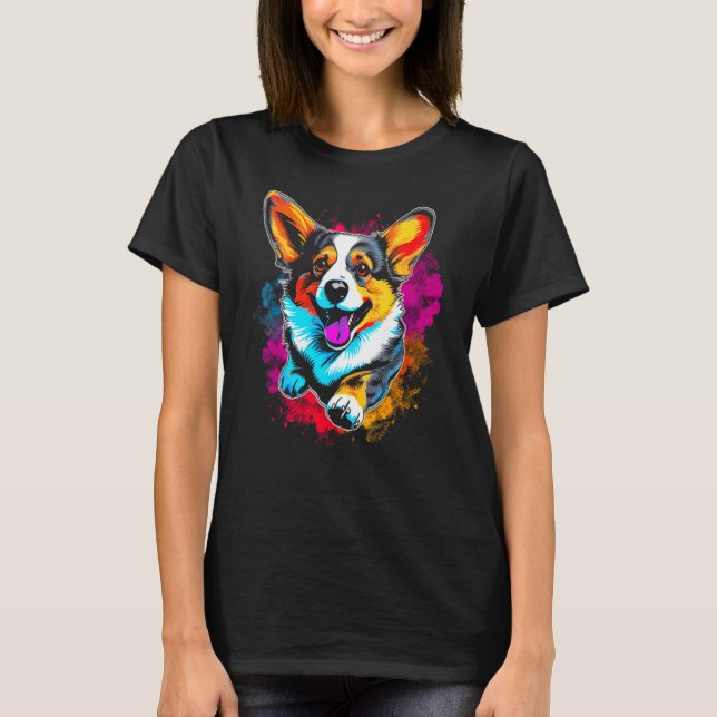 Camiseta Cachorro Welsh Corgi (Frente)