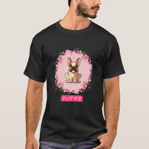Camiseta Cachorro Welsh Corgi Flor de Cerejeira Japonesa