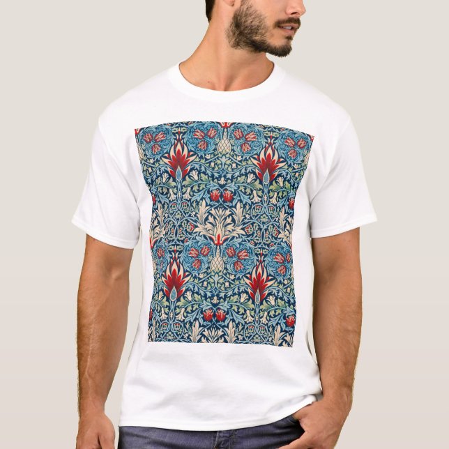 Camiseta Cachorro, William Morris (Frente)