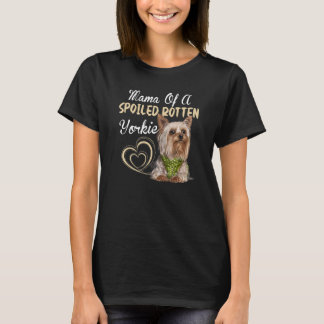 Camiseta Cachorro Yorkie Mãe de Yorkie Cachorro