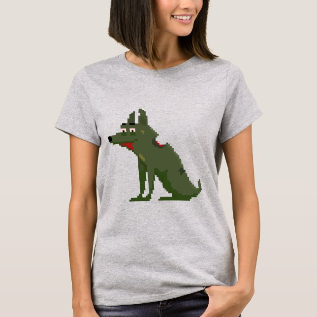 Camiseta Cachorro Zombie (Frente)
