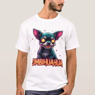 Camiseta Cachorro Zumbi de Chihuahua Chi Chichi Chiwawa no