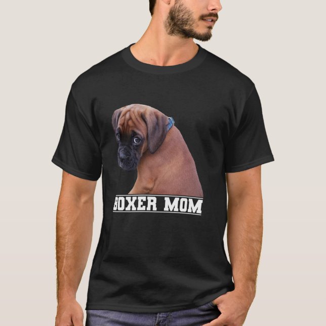 Camiseta Cachorros Boxer Mãe (Frente)