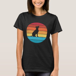 Camiseta Cachorros Bull Pit retrô engraçados e animal fofo