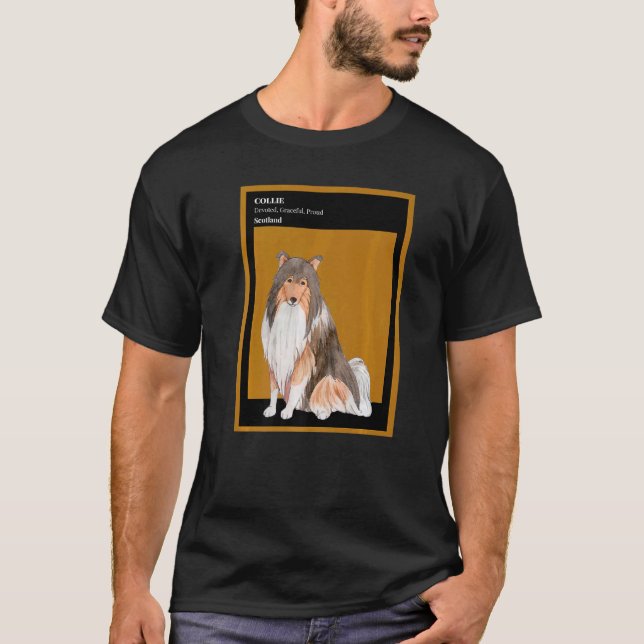 Camiseta Cachorros Cachorros-De-Cana-De-Coca-Collie Cuta (Frente)