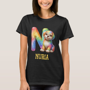 Camiseta Cachorros Cachorros - Letra Núria Nome Cachorro-Ar