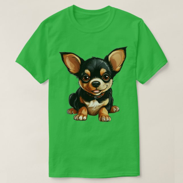Camiseta Cachorros Chihuahua e Cute Chihuahuas 4 (Frente do Design)
