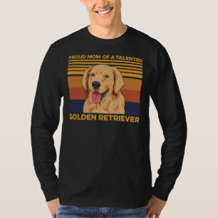 Camiseta Cachorros Citam Uma Mãe De Retriever Ouro
