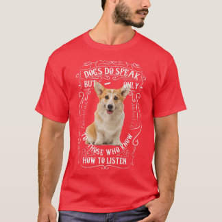 Camiseta Cachorros Corgi Falam